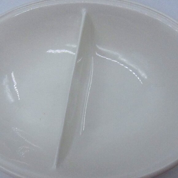 VTG Iroquois Woodvine Russell Wright Divided Covered Casserole Interplay MCM - Picture 5 of 9